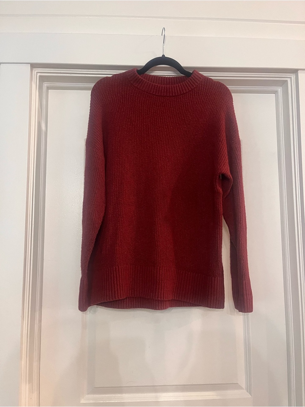 Old Navy Women's Ribbed Crewneck Sweater - Burnt Orange